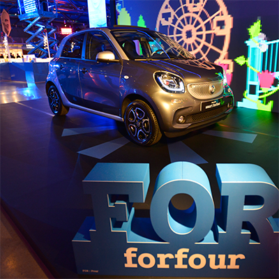 Lancement Smart Forfour Fortwo